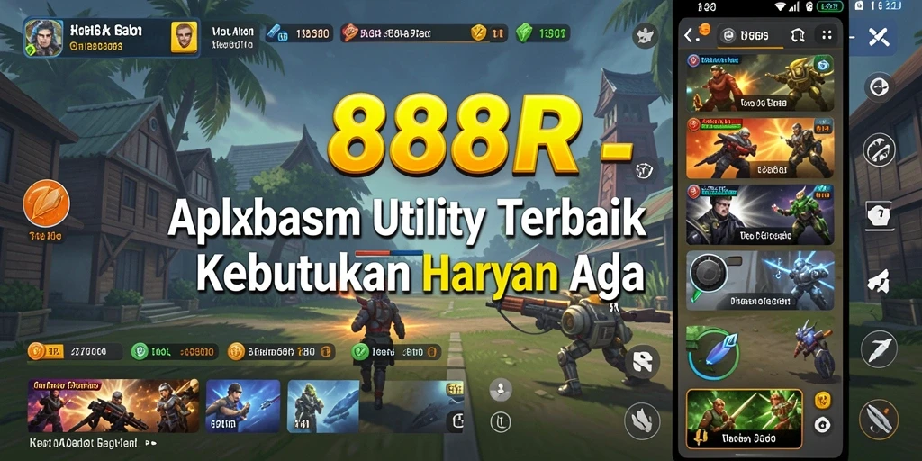 Tampilan antarmuka modern dan mudah digunakan dari 888R.