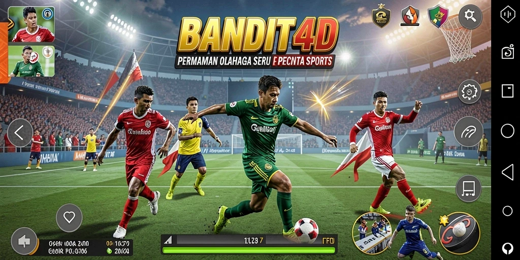 Tangkapan layar utama BANDIT4D menampilkan pemain bersaing dalam pertandingan olahraga.