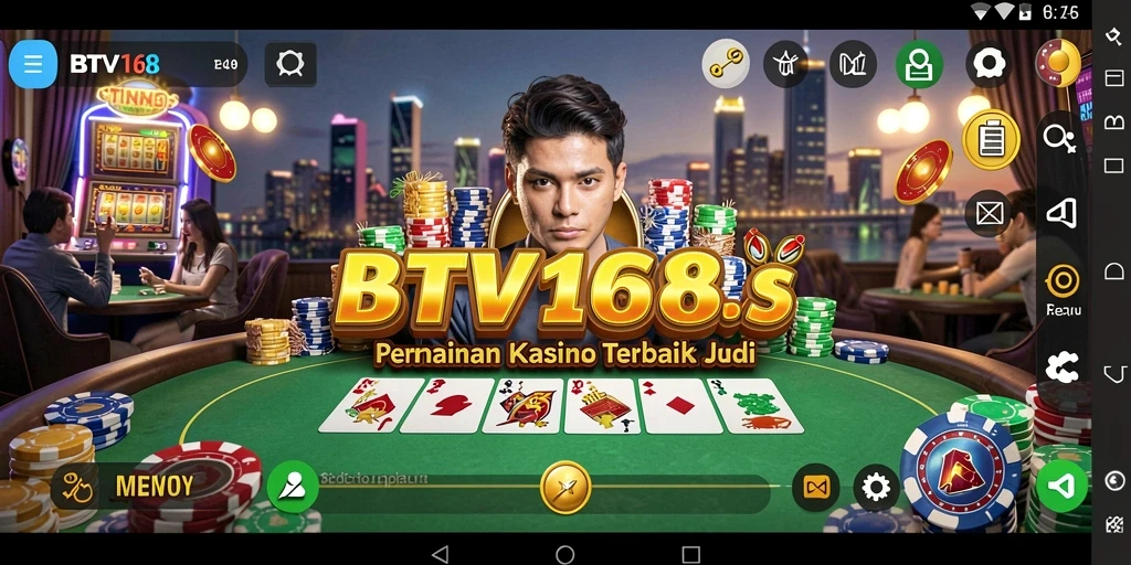 Tampilan gameplay Kasino yang menarik dan mengasyikkan.