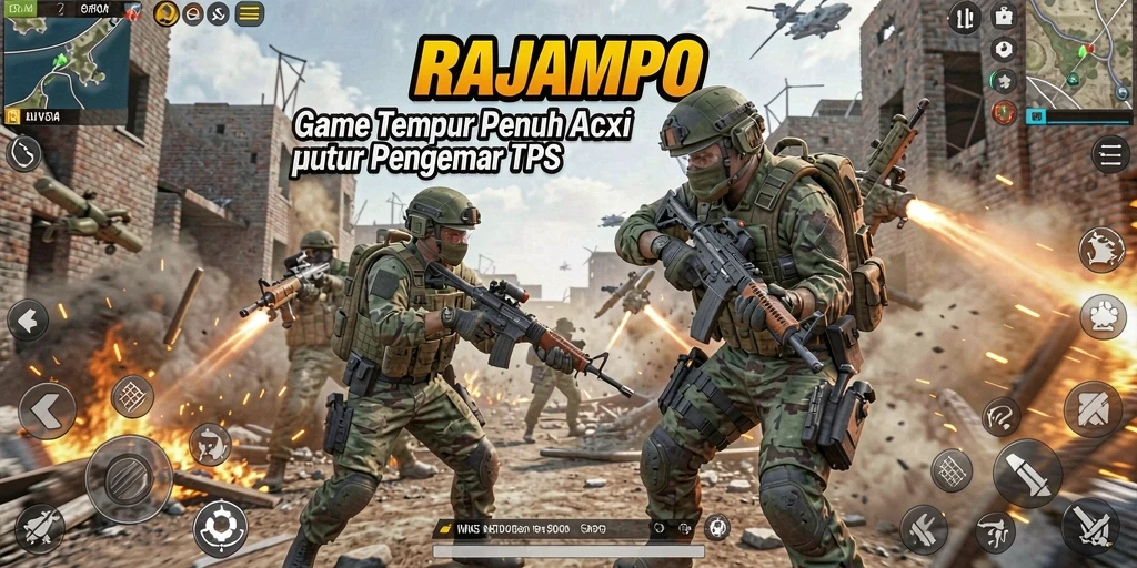 Tampilan gameplay RAJAMPO yang menegangkan dan mendebarkan.