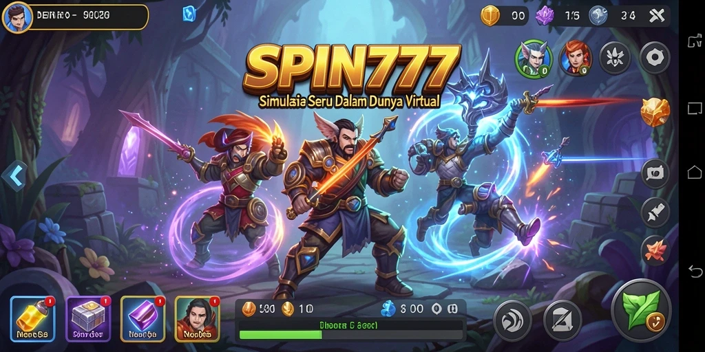 Tampilan gameplay SPIN777 yang menarik dan interaktif.