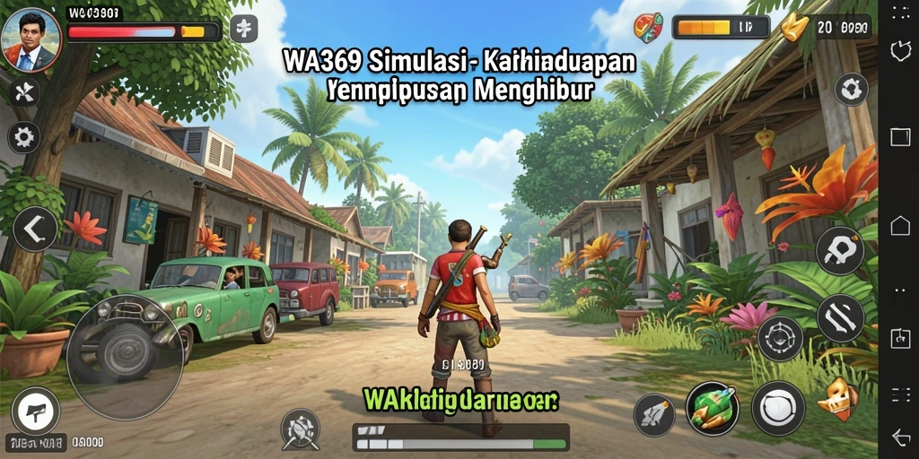 Tangkapan layar utama dari gameplay WA369 yang menampilkan interaksi karakter.